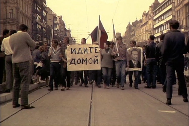 1968년 프라하 시위 모습(c)Reijo Nikkilä(사진=wiki commons)