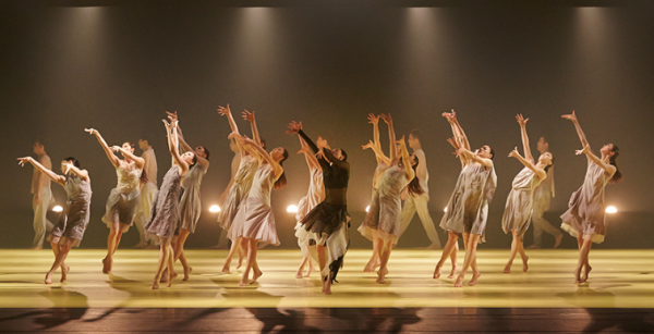 The collective body-to-hand power of dance is rootedin Korean tradition.